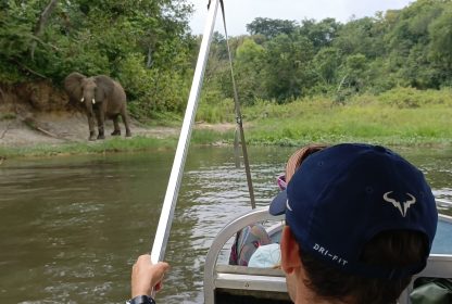 Boat cruise Murchison falls
