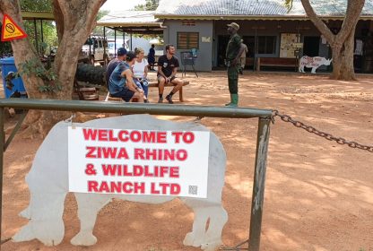 Brefying at Ziwa Rhino sactuary